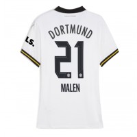 Borussia Dortmund Donyell Malen #21 Kolmaspaita Naiset 2024-25 Lyhythihainen